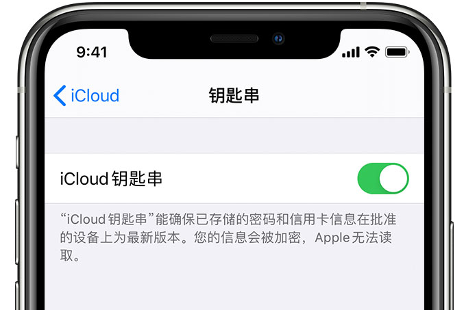 赤峰苹果手机维修分享在 iPhone 上开启 iCloud 钥匙串之后会储存哪些信息 