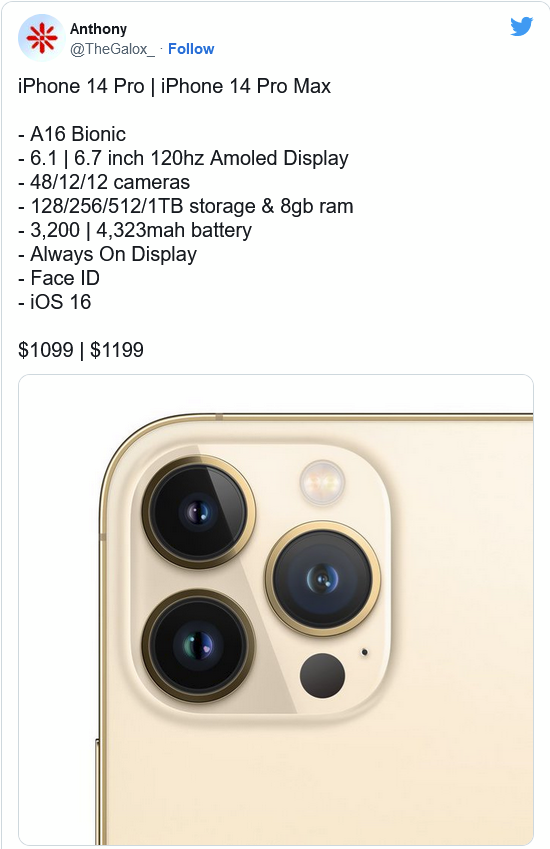 赤峰苹果14维修分享iPhone 14全系涨价 