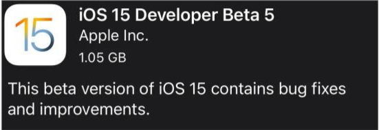 赤峰苹果手机维修分享如何升级到iOS15.0 beta5 